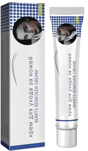 KOAHDE Eliminación Rápida Y Segura de Etiquetas Y Lunares,Removedor de Verrugas,Eliminación Efectiva e Indolora,Crema Removedor de Verrugas,Crema Alivio De Verrugas,Quitar Marcas de Piel,20G,1PC