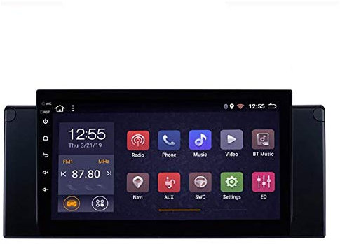 Radio de coche Android 8.1 para BMW E53 X5 E39 5 M5 – Reproductor multimedia empotrable con pantalla táctil HD de 9, GPS, salida RCA, soporte OBD, Dab – Mejora tu experiencia de conducción