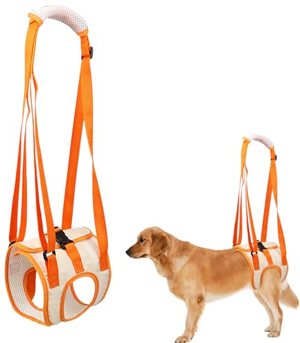 Culinavog Imbracatura per Cani, Supporto per Zampe Posteriori, Addestramento di Recupero per Animali Domestici, Imbracatura per il Trasporto del Cane per Cani Disabili e con Problemi di Mobilità (L)
