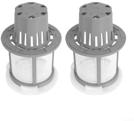 Diskmaskinsfilter, WD49X24057 ultrafint ersättningskit för GE-modeller GDF640/GDT655/PDT750, förhindrar träskor (2 st)