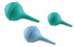 Ear Wax Removal Syringe, 3oz, Ribbed w/Non Slip Grip, Pair