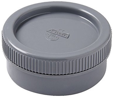 tampon de visite pvc - avec bouchon - mâle / femelle - diamètre 63 mm - nicoll fl