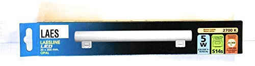 Linestra led 5W 2 CapSS S14s tono chiaro caldo (2700ºk)