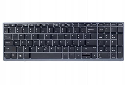 tradebit - Tastatur für HP ZBook 15 17 G3 G4 LED -Hintergrundbeleuchtung QWERTY US