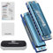CONJURER Blues Mundharmonika für Anfänger Kinder G Dur Blues Harp 10-Loch Diatonische Harmonika Instrument Muntamonika mit hochwertigen Phosphorbronze Stimmzungen, G-Dur Blues Storm Blau