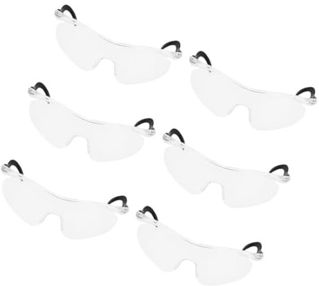 Toddmomy 6 Stück Kinderschutzbrillen Sicherheitsbrillen Überbrillen Schutzbrillen Kinderbrillen Schutzbrillen Schutzglas Schutzbrillen Brillenschutz Kunststoff Transparent