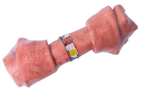 Os à mâcher Haut de Gamme pour Tous Les Chiens – Friandises à mâcher à Base de Peau de Veau pour l'hygiène Dentaire et l'occupation (XS/7-10cm, Agneau)