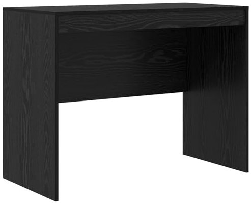 vidaXL Escritorio de Escritura con Cajón de Almacenamiento | Roble Negro Madera Aglomerada Tamaño Compacto 100 x 50 x 76 cm Ideal para Uso en Casa y Oficina. Mesa Minimalista Mueble Interior Chic pa