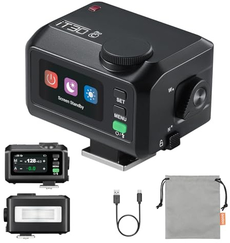 GODOX iT30Pro C Caméra Flash Speedlite pour Appareil Photo Canon, iT30ProC TTL iFlash Pocket Flash GN15 2.4 GHz HSS 1/8000s, Temps de Recyclage 1.5s, Batterie Li-ION 7.4V 900mAh, Diffuseur Intégré