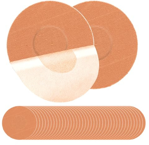 40PCS for Libre 2 Plus Sensor Covers, Waterproof Breathable Sensor Covers for Freestyle Libre 1/2/3, 14 Day Hypoallergenic Glucose Monitor Patch Protection, No Glue in The Center