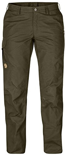 Fjällräven Damen Karla Pro Hose, Dark Olive, 38 (S)
