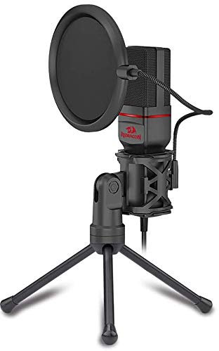 Redragon Seyfert GM100 Professional Gaming Microphone with Pop Filter (3.5mm Connection)