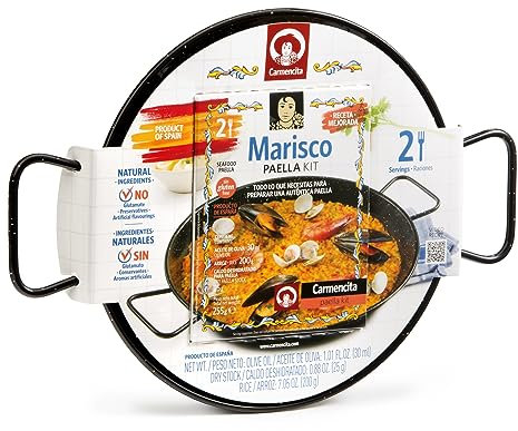 Kit Paella Frutti di Mare 2 persone con Paella - Carmencita