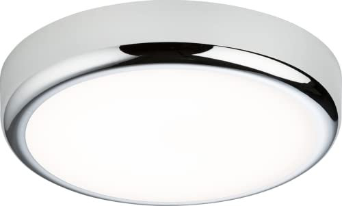 Knightsbridge LED Bathroom IP65 9W CCT Adjustable Wall or Ceiling mounting Bulkhead Fitting with Chrome Trim 256mm BT9ACTCH