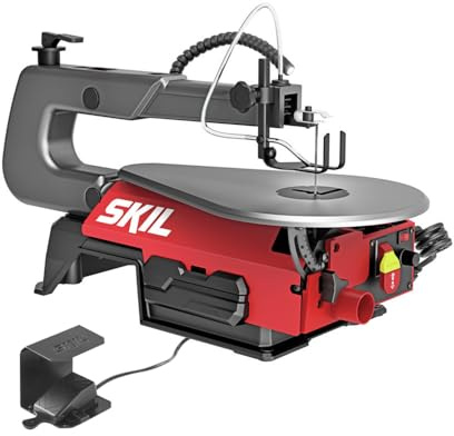 SKIL 1.2 Amp 16 in. Variable Speed Scroll Saw with LED Work Light for Woodworking - SS9503-00