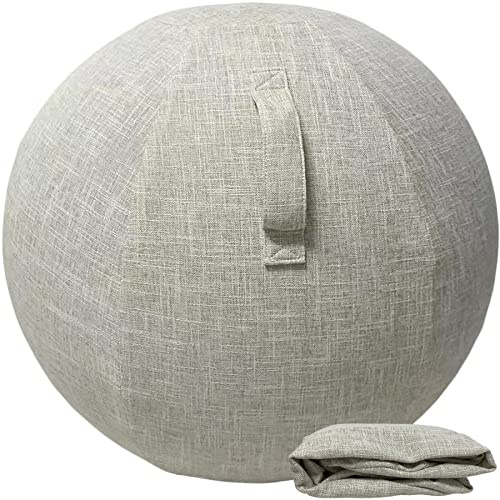 Alywen – Funda de bola de ejercicio para pelota de baile, oficina, antisuciedad, duradera, funda protectora antideslizante para pelota para embarazo, fitness, yoga