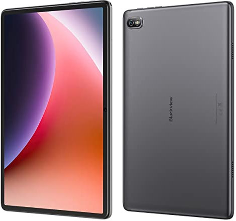 Blackview Tab 7 PRO 10,1'' FHD+ Display Android 12 Tablet, Octa Core 10 GB+128 GB, 6580mAh Akku, Dual-SIM 4G LTE+WiFi+Telefonanruf, 13MP+8MP Kamera, Dual-Lautsprecher, GPS Gesichtsentsperrung Grau