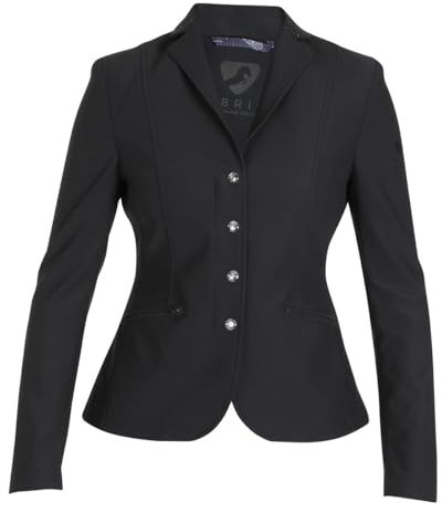 Aubrion Newton-Reitjacke für Jungen/Mädchen, Schwarz , 26 in / 66 cm