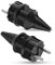 Schuko Stecker, 2 Stücke Schuko Stecker Wasserdicht 250V/16A Schukostecker Außenbereich Schutzkontaktstecker mit Knickschutztülle, Außenstecker für 6-16mm Kabel - IP44