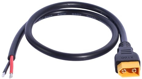 yabaikekeji XT60H Sheathed Connectors To 2Pin 50cm 14AWG Silicone Cable For RCs Battery And Quadcopter