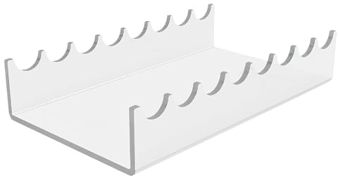 Rangement pour pinceaux cosmétiques – Présentoir en acrylique pour pinceaux de maquillage – Rangement multifonctionnel pour pinceaux de maquillage pour coiffeuse, table, comptoir, chambre à coucher