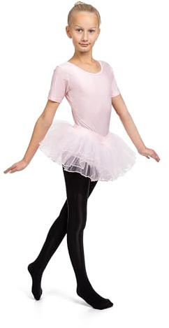 OVISSA Collants de Ballet Fille Unis 40 DEN – Doux, Extensibles & Résistants Noir 146-164 cm