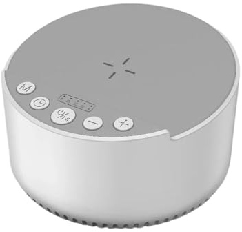 Wireless Speaker, Multi-Functional 15W Charging Station, White Noise Sleep Sound Machine, Portable Speaker with Soothing Sounds, Mobile Phone Charger for Bedroom Home Office Travel Camping