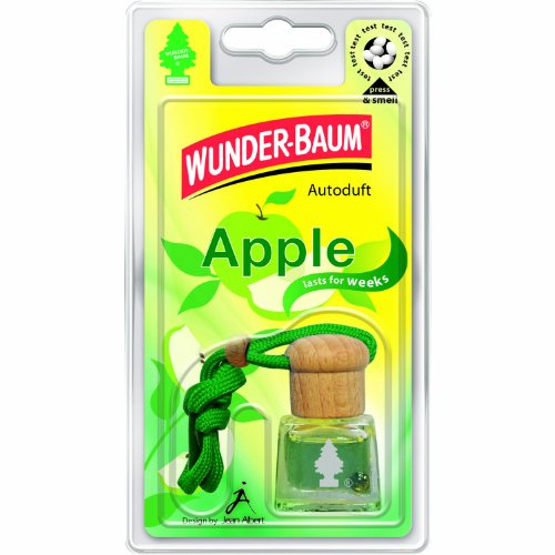 WUNDER-BAUM 461207/4 luftfräschare set om 4 doftflaska Apple