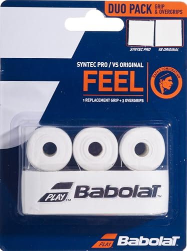 Babolat Syntec Pro X1 Vs Original X3 Grip In Weiss