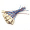 OMIGA 10 Pezzi Portalampada G9 Zoccolo Base in Ceramica 250V Portalampada in Ceramica con Filo in Teflon da 150 mm per Lampadine LED Neon Alogene