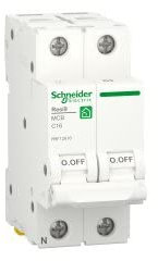 Schneider Electric RESI9 1PN 16A C 230V 6000A marca, Multicolore