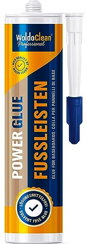 Montagekleber für Fussleisten & Sockelleisten 475g - starke Klebkraft für kraftvolle Befestigungen mit hoher Anfangshaftung