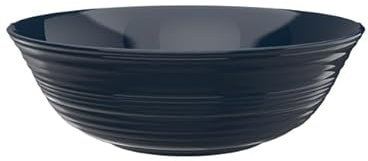 Comptoir de Famille 26cm Salad Bowl Blue Porcelain - Stylish, Durable & Versatile - Suitable for Everyday Use - Dishwasher Safe