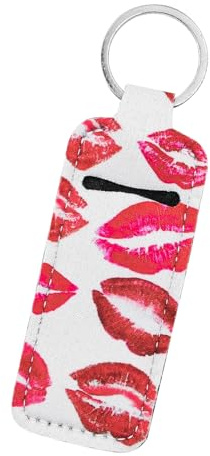 Namvo Juego de 10 pintalabios, soporte para bálsamo labial, llavero, accesorios para coche para mujer