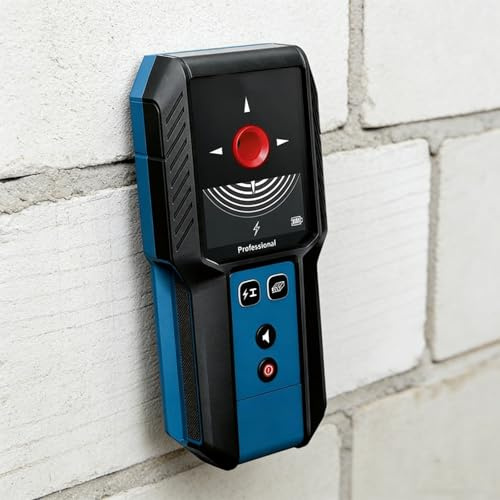 Escáner detector de pared para cables de metal, madera y CA, profundidad máxima de detección de 120 mm, posicionamiento preciso
