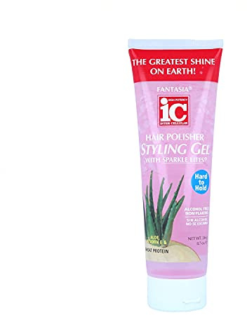 Fantasia Polisher Hair Gel with Sparkles 8.7 (H to H) Pink