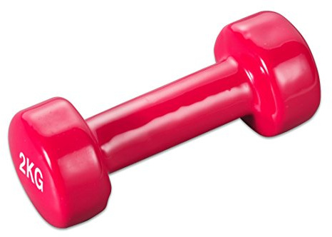 Trendig sport vinyl hantel – trendig sport vikt – 1 styck – 2,0 kg