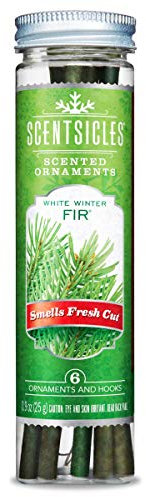 Scentsicles - 04314-024 Duftbaum Ornamente, weiße Wintertanne (inklusive 6 Stäbchen)