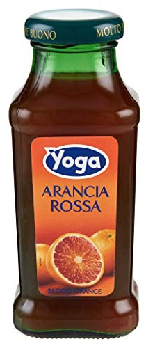 24x Yoga Bar flasche Fruchtsaft fruit juice Arancia rossa Rote orange saft 200ml