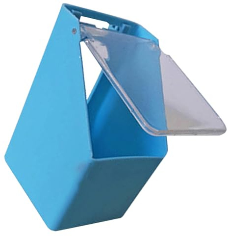 Toyvian Contenedor de Comida Colgante para Aves, Funcional de Plástico, Comedero para Jaula, Grande