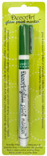 DecoArt DGPM09-K Glass Paint Marker, Green