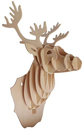 Quay Deer Head Woodcraft Construction Kit FSC