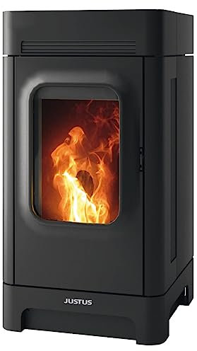 Justus 7963 11 Canis Pelletofen Stahl Schwarz/A+