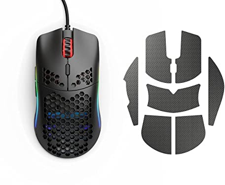 Glorious PC Gaming Race Souris de Jeu Modèle O, Capteur Pixart® 3360, Souris Gaming 12000 PPP pour PC, Glorious Model O, Souris Gamer Filaire, Souris RGB, Accessoires de Jeu & Model O Grip Tape Noir