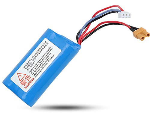 VGEBY Batteria al Litio RC, 7,4 V 2000 mAh Batteria al Litio per Auto RC Sostituzione Accessori per Auto RC Adatta per Veicolo di Ingegneria per Escavatore 1580