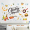 40Stück | Wandtattoo Küche mit Sprüche Selbstklebend | Guten Appetit | Wurst Brot Kochen Wandaufkleber | Essen Lebensmittel Wandsticker Wanddeko Geschenke für Küche