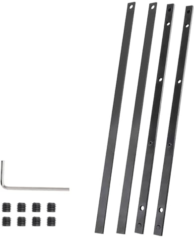 2 Set Connecteur de Rail de Guidage pour, P-45777 pour Tronçonneuse Coupes Longues, Compatible avec Accessoires de Tringle à Rideaux