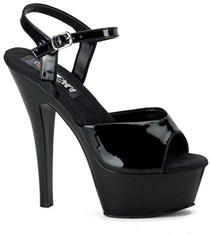 Pleaser Juliet 209, Damen Sandalen, Schwarz, 37 EU