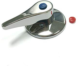 S&M 174230 Mando + Plafón metálico palanca válvulas empotrar