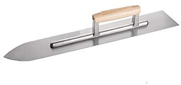 JeCo Bodenlegerkelle - Glättekelle - Glätter Länge 500 mm Breite 90 mm, mit Buchenholzheft